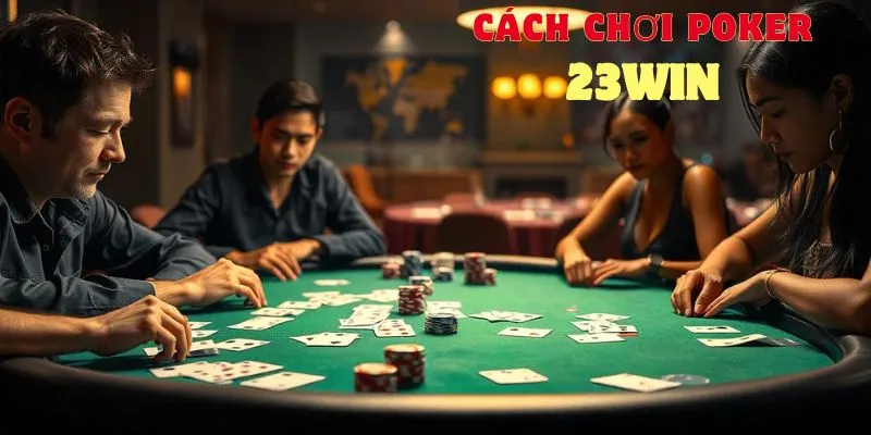 Hướng dẫn cách chơi Poker cho newbie tại 23WIN